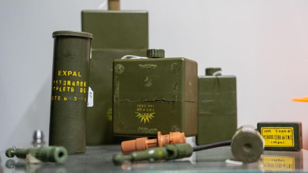 Artefactes explosius amb els quals ha treballat la