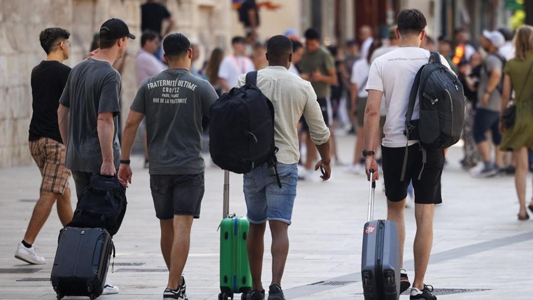 Turistas en Barcelona