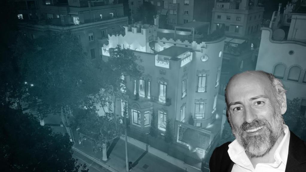 Jaime del Burgo y la torre en venta en la zona alta de Barcelona