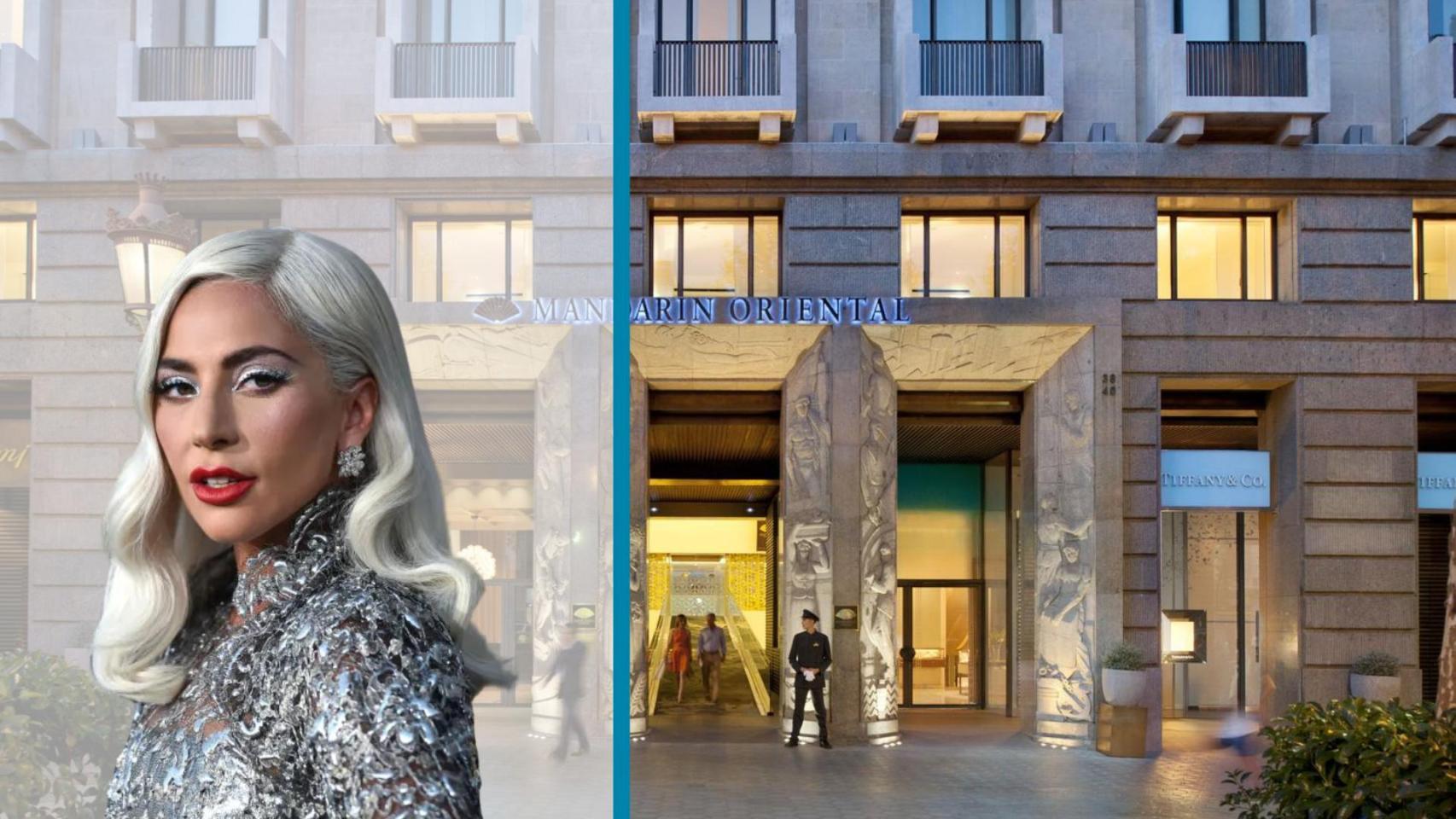 Fotomontaje de Lady Gaga