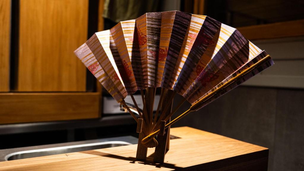 Elementos decorativos japoneses del restaurante Fukamura