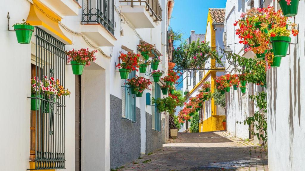 Las calles de un pueblo de Málaga en una imagen de archivo