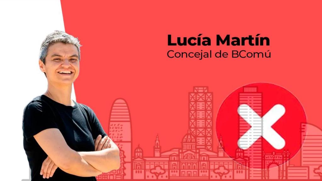 Lucía Martín, edil de BComú