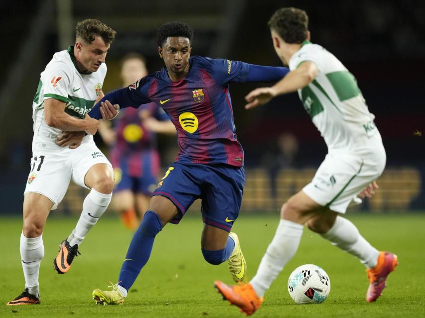 Alejandro Balde en el Barça-Elche