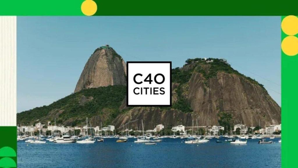 Cartell de la C40 Cimera Mundial d'Alcaldes 2025