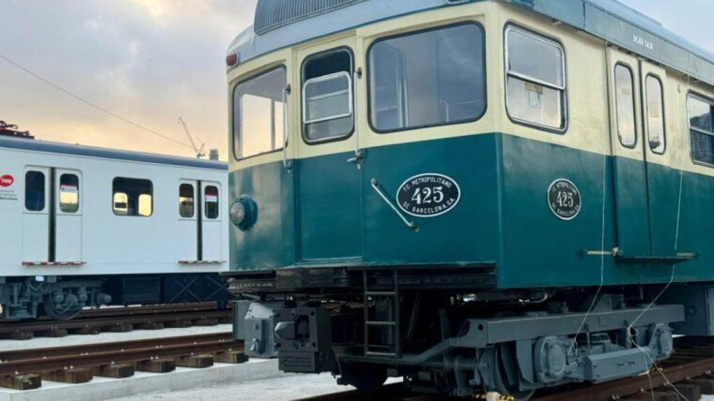 Trenes históricos del metro de Barcelona