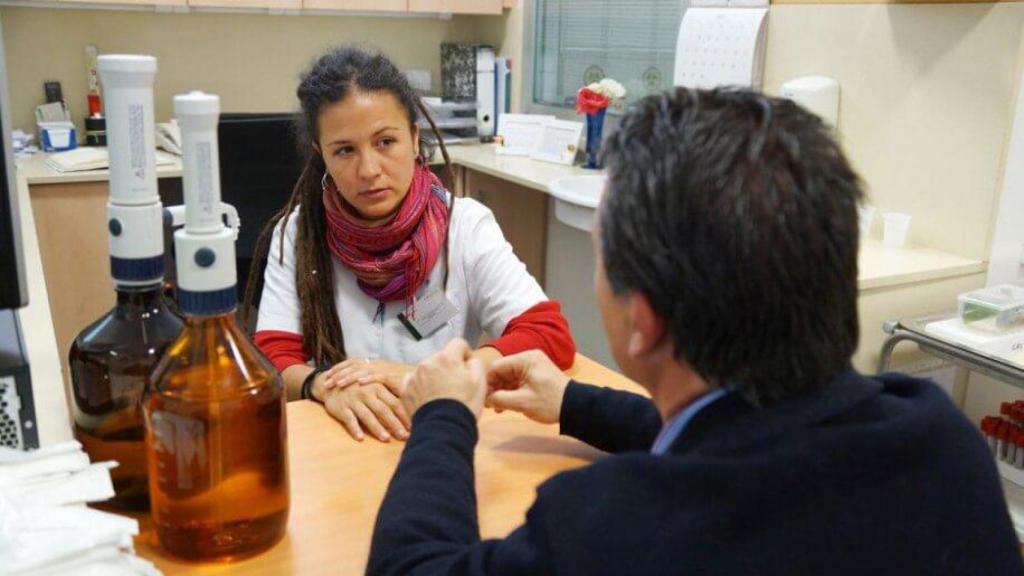 Paciente en un CAS de Barcelona