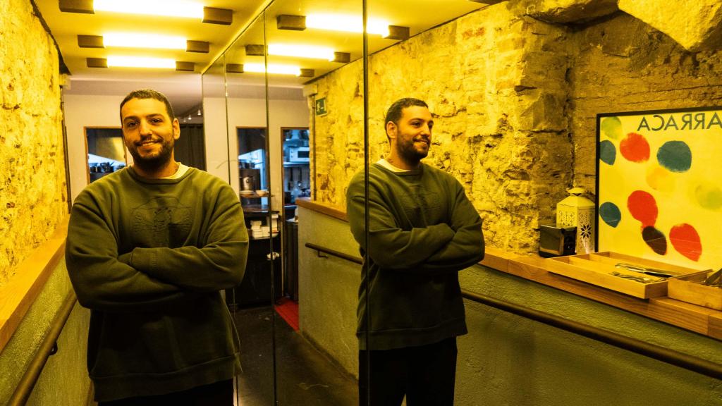 Martín Pimentel, fundador de Grup Amicks, al Bar Pimentel