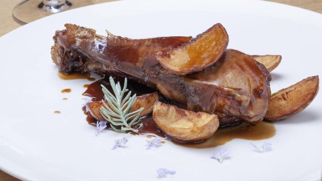 Uno de los platos de Can Poal