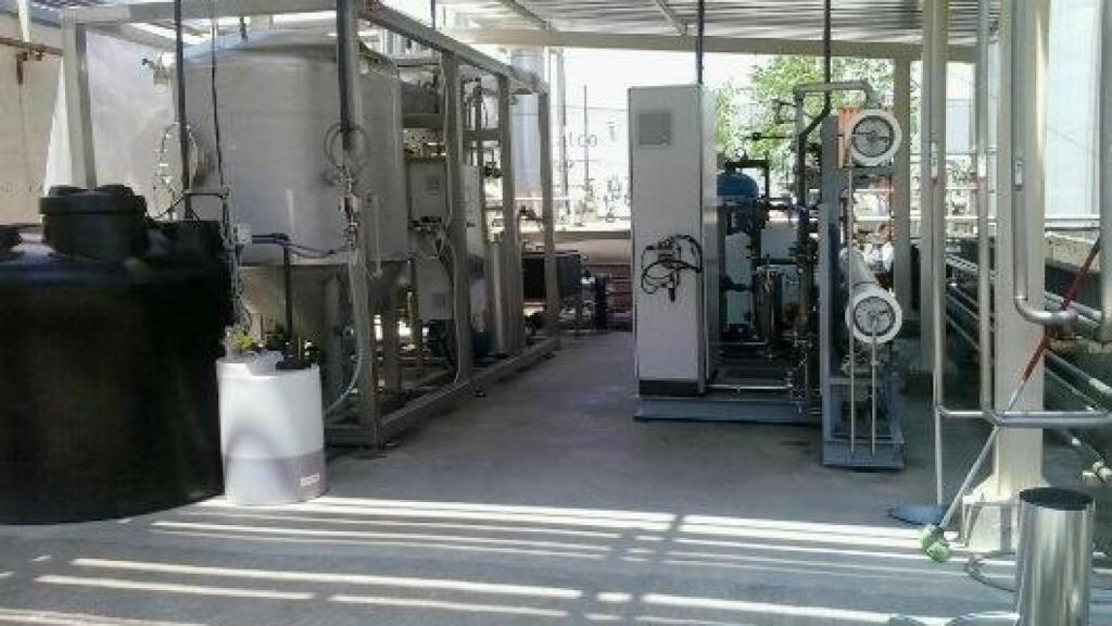 Interior de las instalaciones de Plastiverd en El Prat de Llobregat