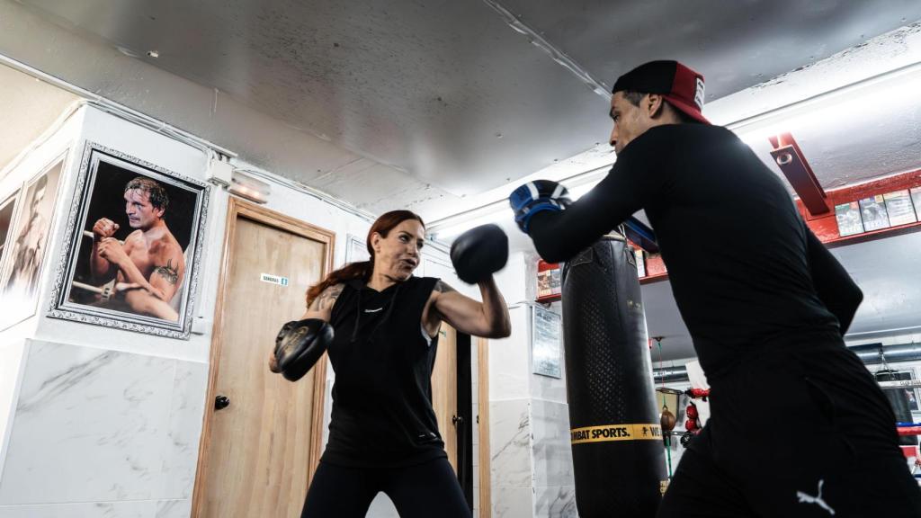 Esther 'Flechita' Páez durant la seva entrevista amb Metrópoli