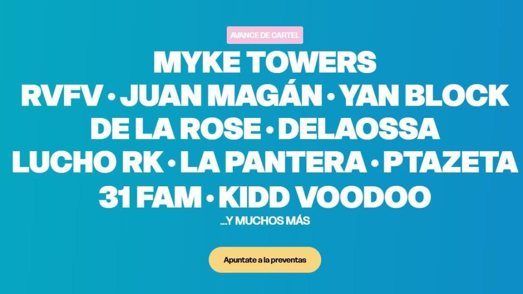 Avanç del cartell del Share Festival 2026