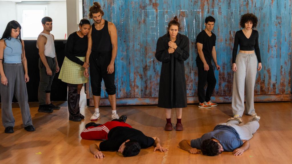 Ensayo de la obra teatral 'Germans de sang'