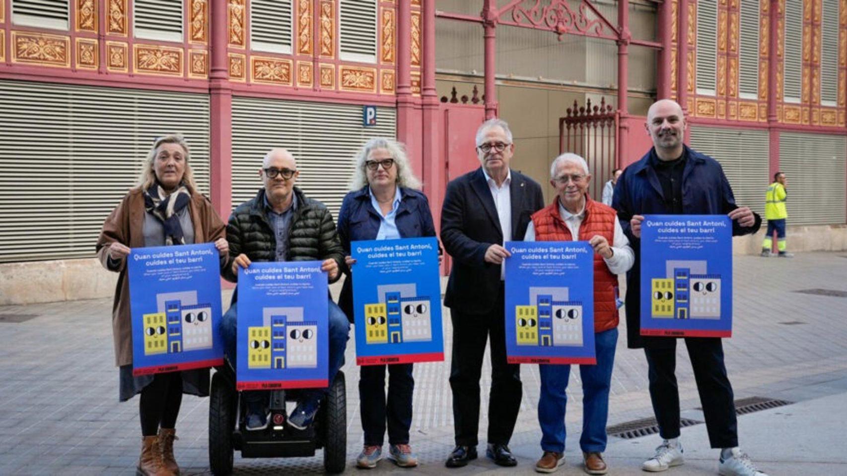 Los vecinos de Sant Antoni impulsan una campaña para frenar su degradación