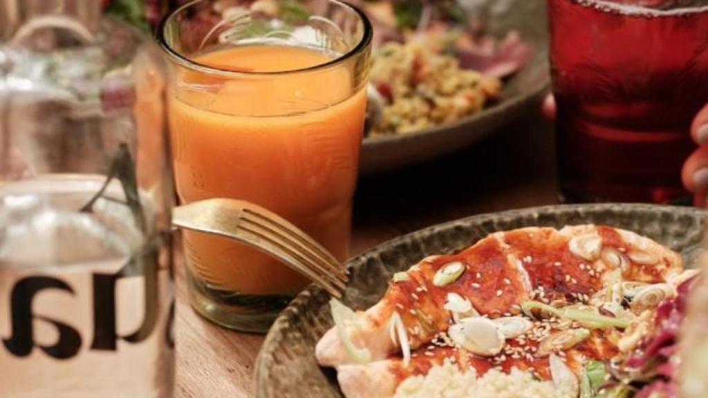 Uno de los platos del restaurante Simultáneo