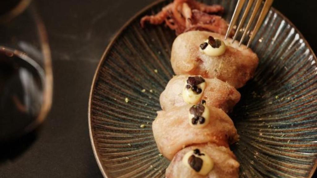 Plato del restaurante Simultáneo