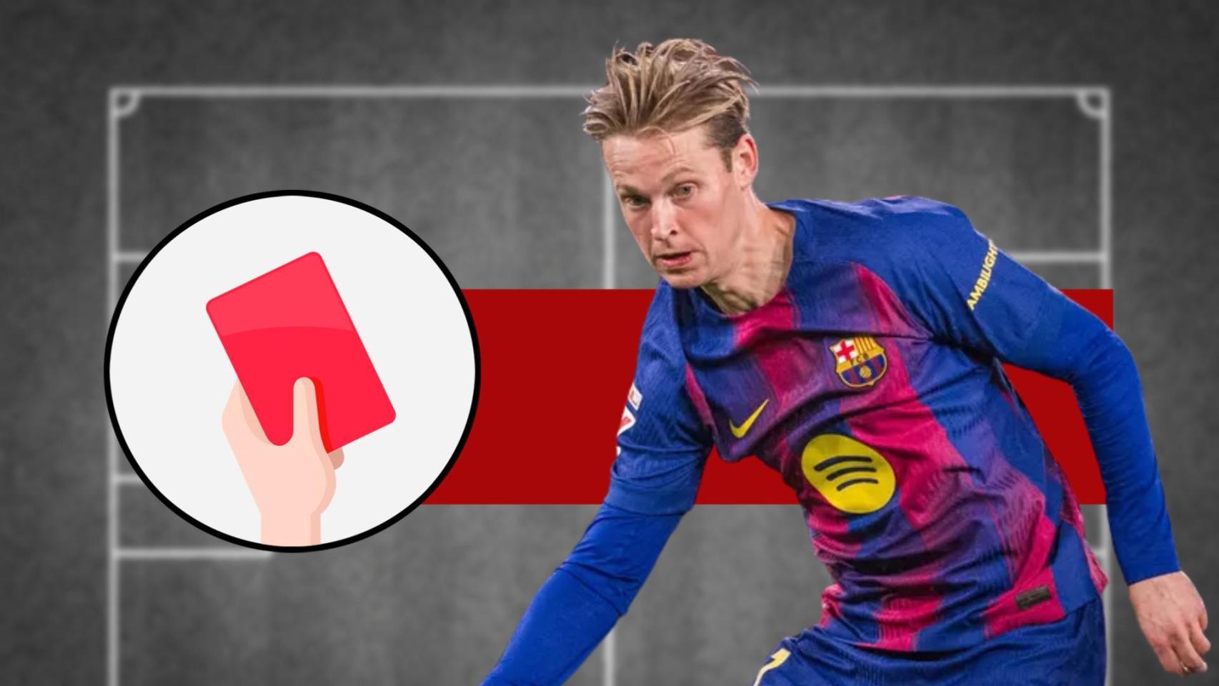 Tarjeta roja: Frenkie de Jong