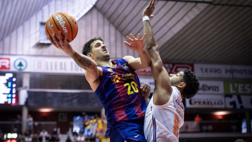 Nico Laprovittola en el Girona-Barça de basket