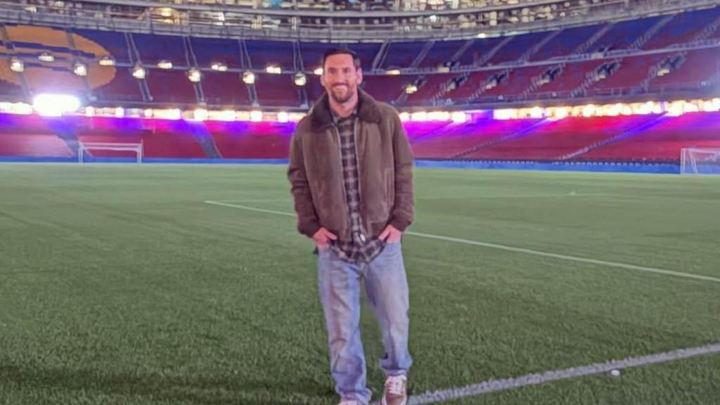 Leo Messi vuelve al Camp Nou y lo anuncia en Instagram (1)