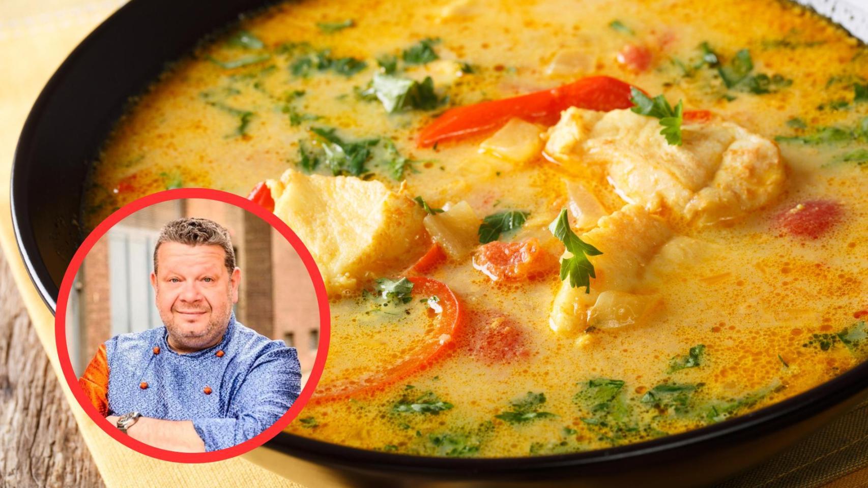 Alberto Chicote y suquet de peix