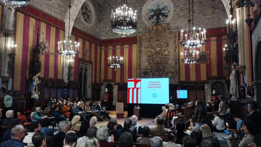 Acte de lliurament de les Medalles d'Honor de Barcelona 2025