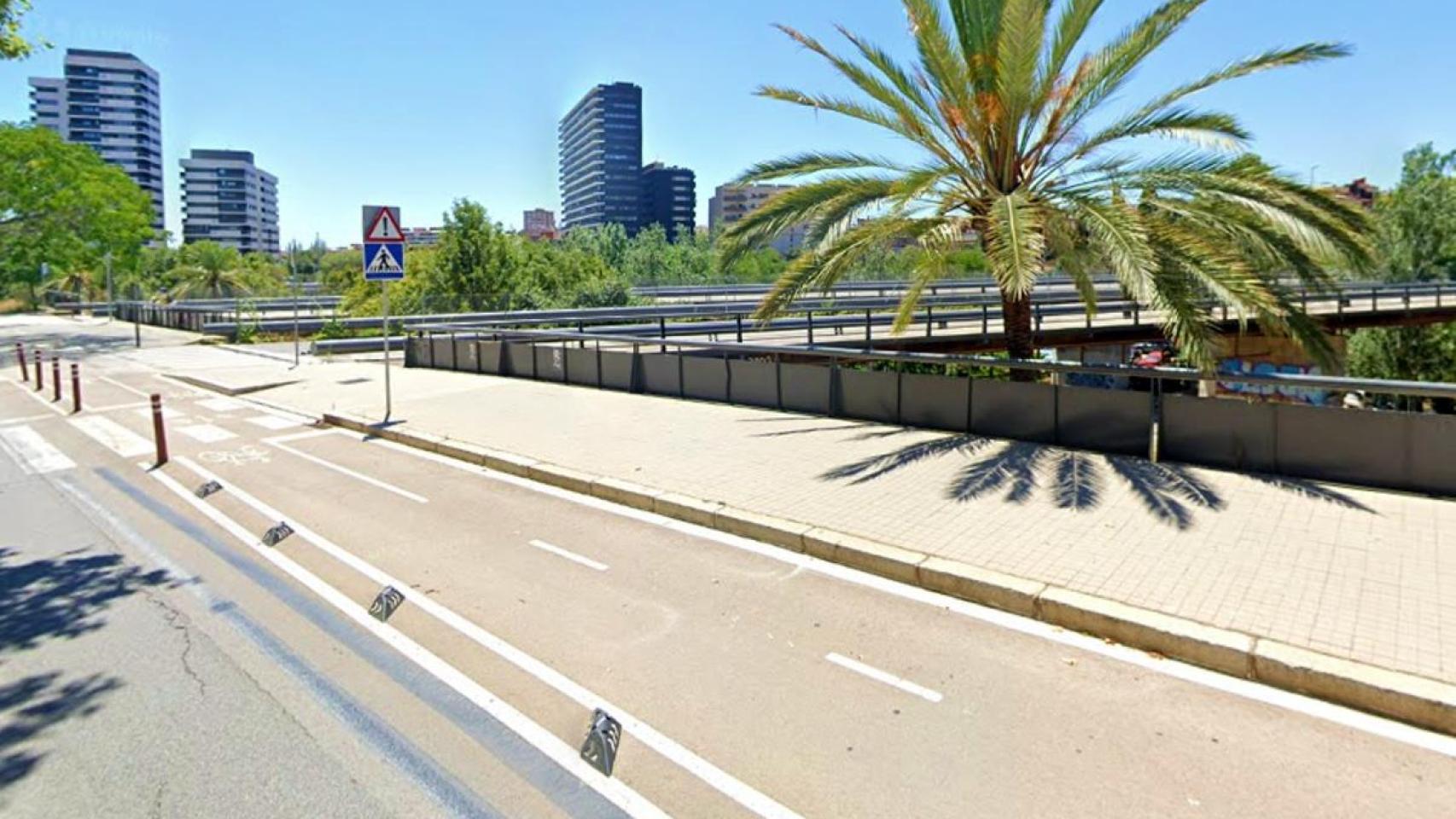 Carril bici de la calle del General Batet