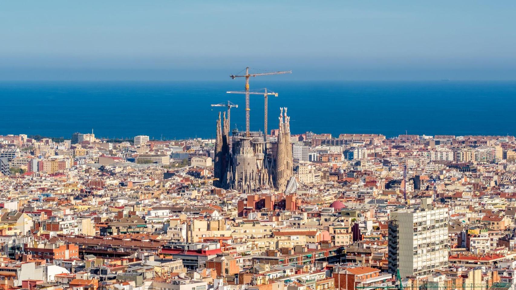 Vista panorámica de Barcelona