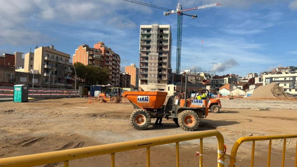 Obras de la rambla Sant Joan