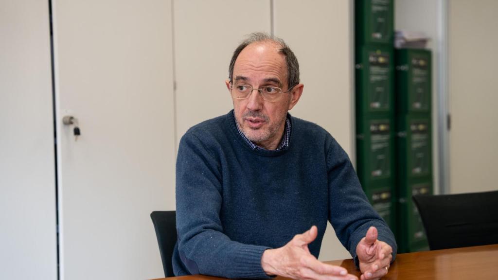 Joan Baltà, director de Barcelona Sagrera Alta Velocitat, durante la entrevista con Metrópoli