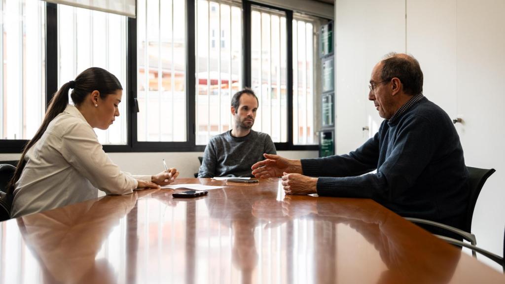 Joan Baltà, director de Barcelona Sagrera Alta Velocitat, durante la entrevista con Metrópoli