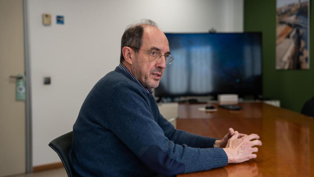 Joan Baltà, director de Barcelona Sagrera Alta Velocitat, durant l'entrevista amb Metrópoli