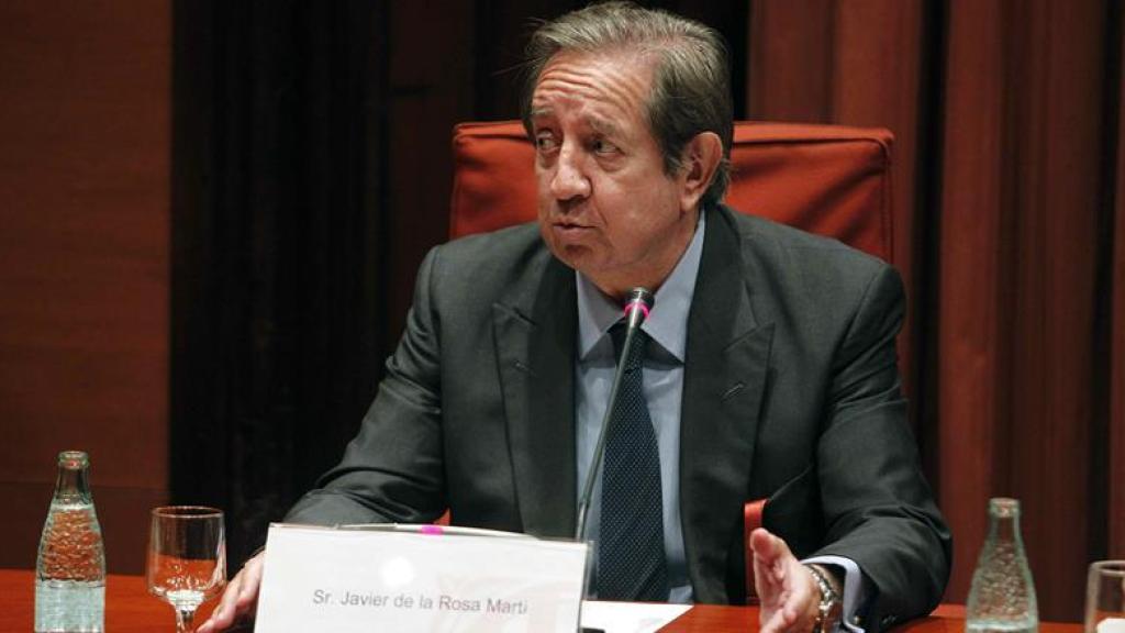 L'empresari Javier de la Rosa durant una declaració davant la Fiscalia Anticorrupció