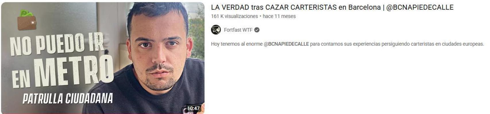 Imatge d'un dels vídeos de bcnapiedecalle