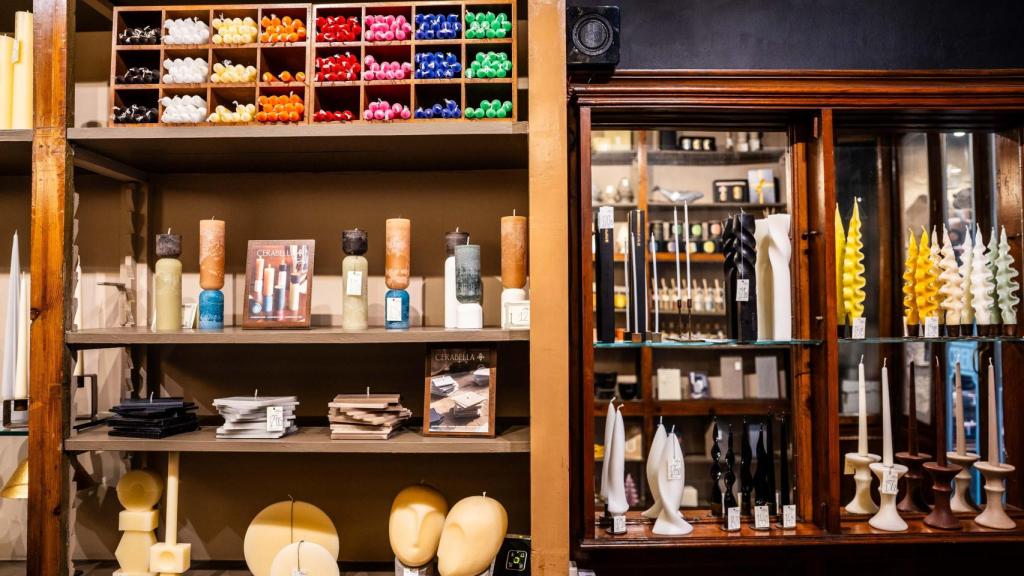 Velas de la Cerería Abella, en El Raval