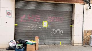 Local precintado por el Ayuntamiento de Badalona en Bufalà