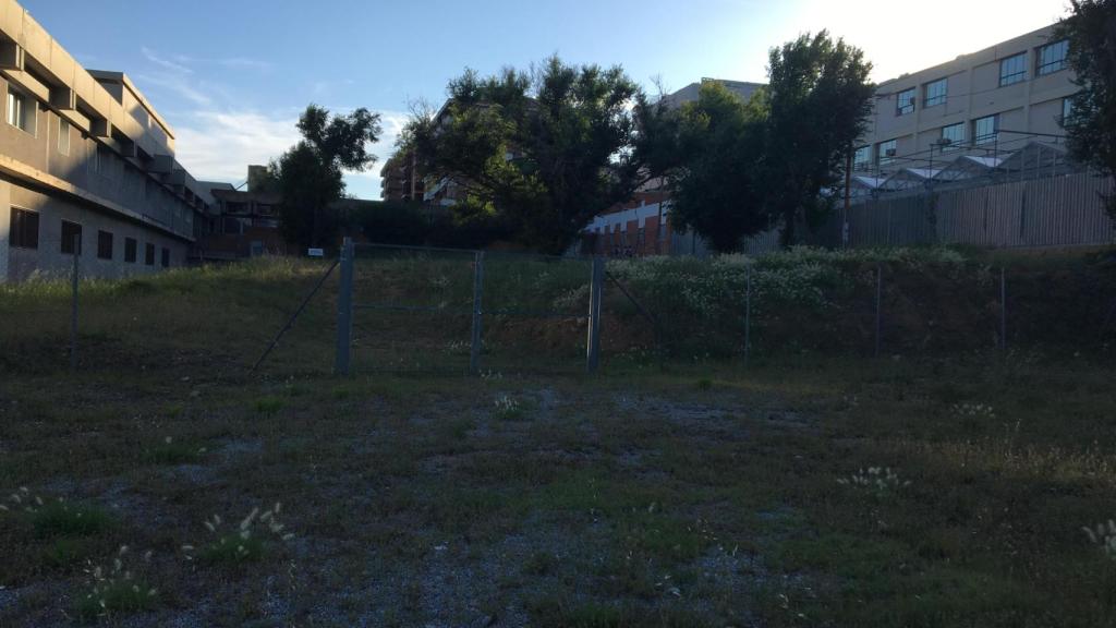Terrenos en los que se realizará la ampliación de la UB
