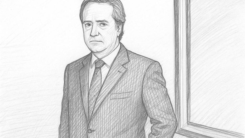 Retrato a lápiz de Fernando Botero Zea