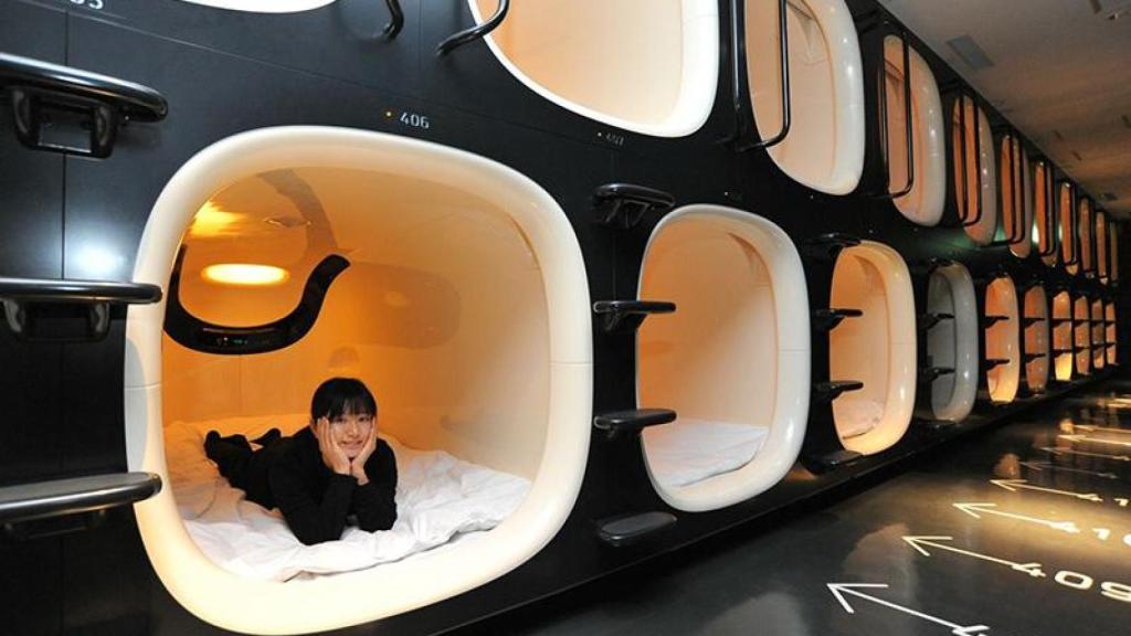Hotel cápsula en Japón