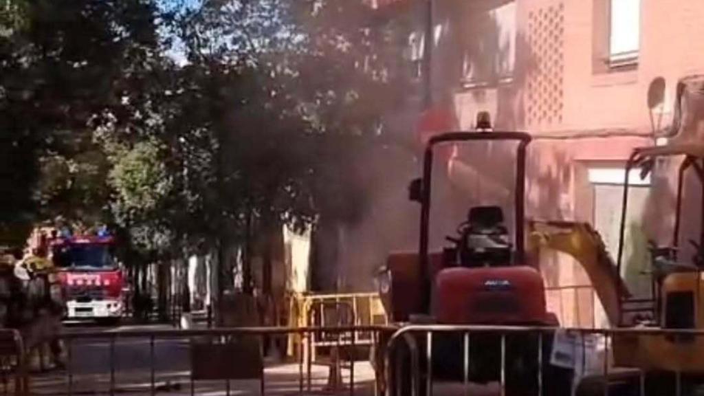 Escape de gas en la calle Pirineos de Santa Coloma