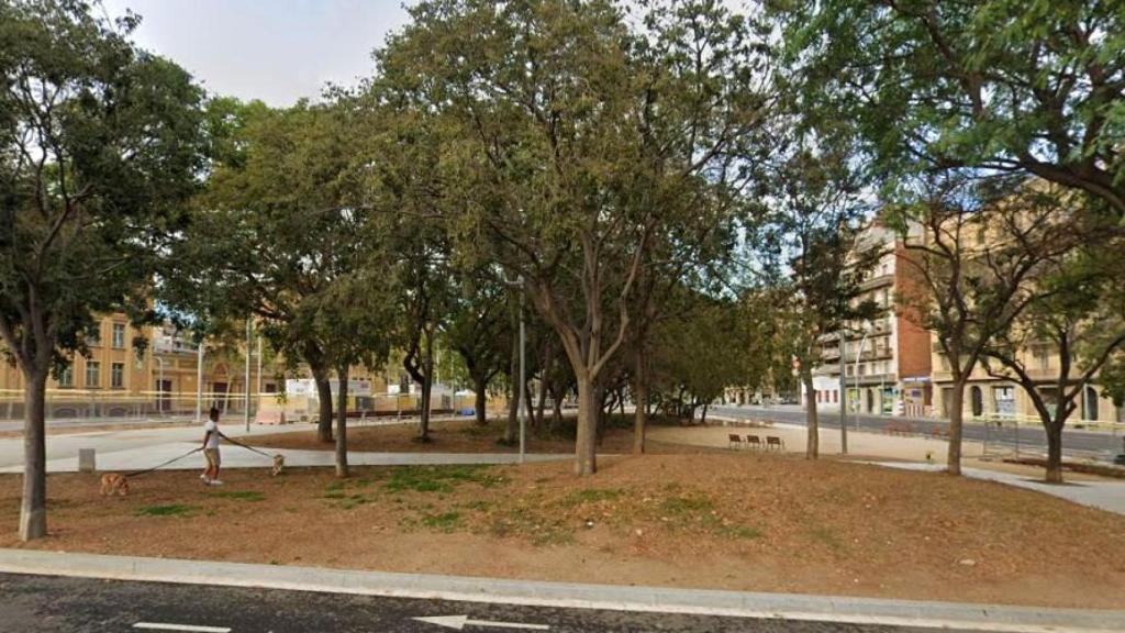 Plaza de Pablo Neruda, en el Eixample