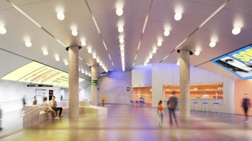 Así será la nueva parada del metro con acceso directo al Museo DHub