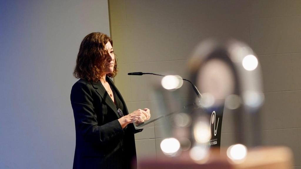 Intervención de  Susana Quadrado durante el acto de entrega de premios