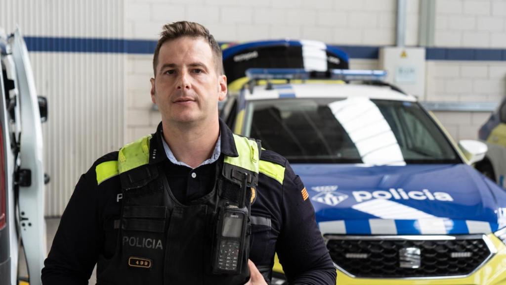 Albert Herreros, agente de la Unidad Canina de la Policía Municipal de Sabadell