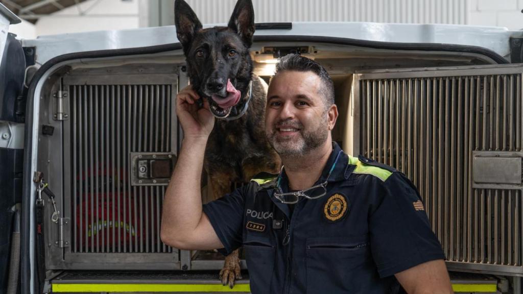 César y Kala, binomio de policías en Sabadell