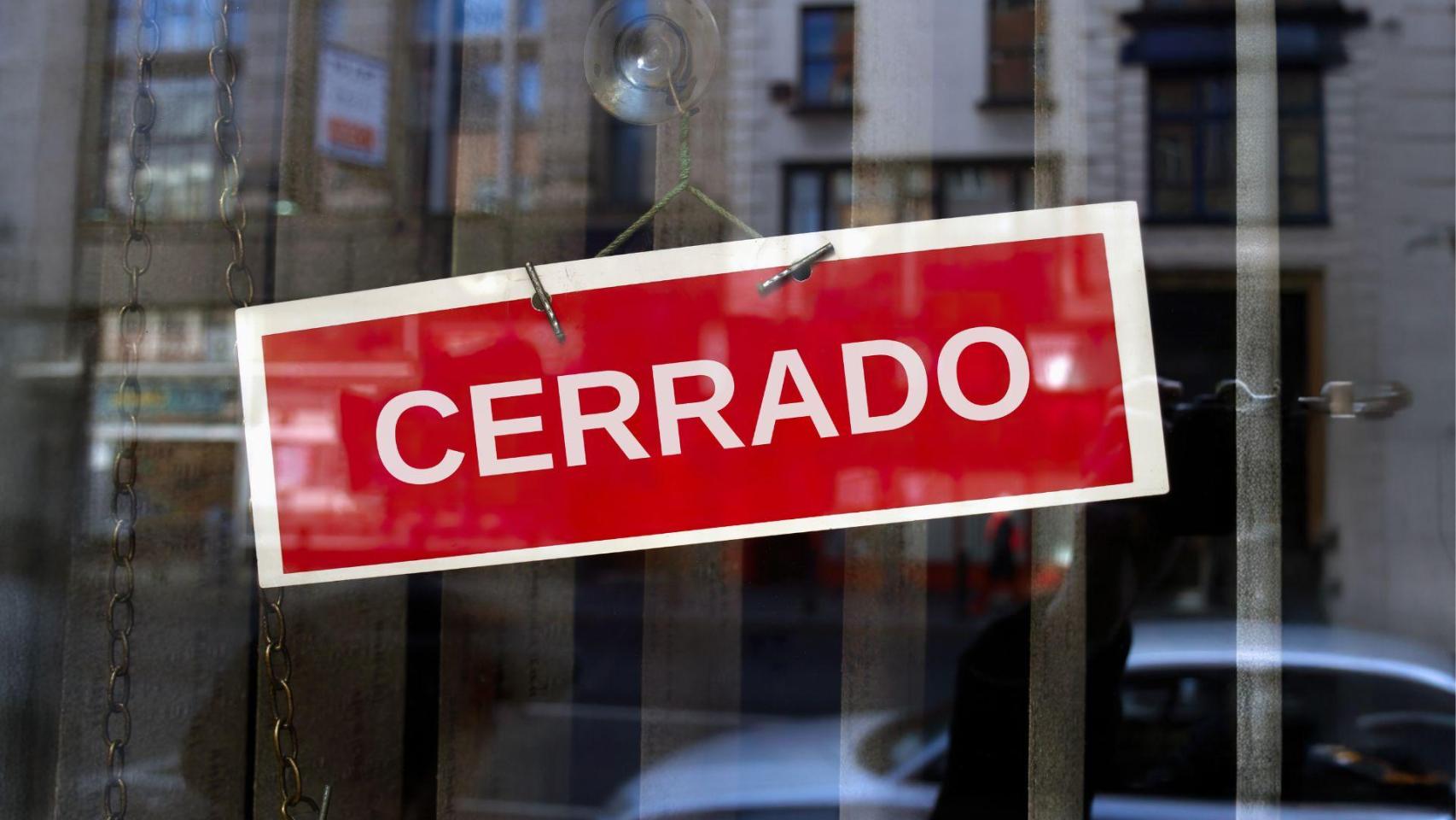 Imagen de archivo de una tienda cerrada