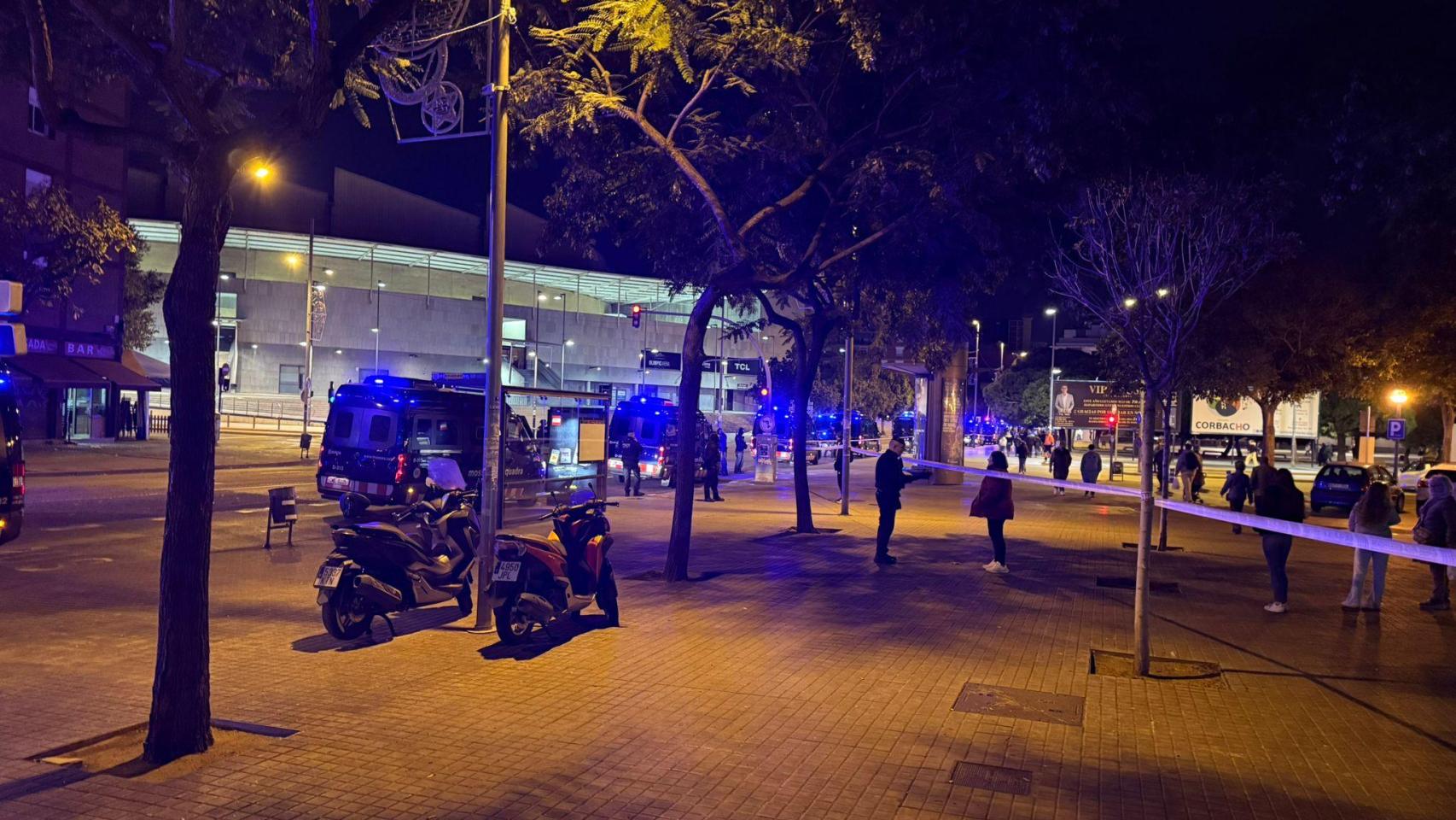 Macrodispositivo policial en Badalona por el partido entre la Penya y un equipo israelí