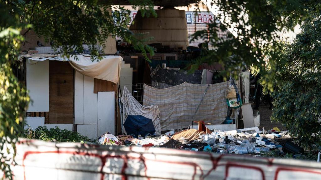 Asentamiento en la futura estación de La Sagrera