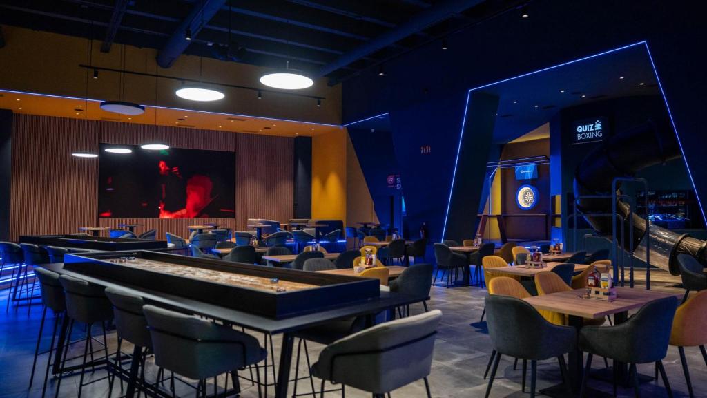 L'interior del Game Space a Terrassa a la zona de restauració