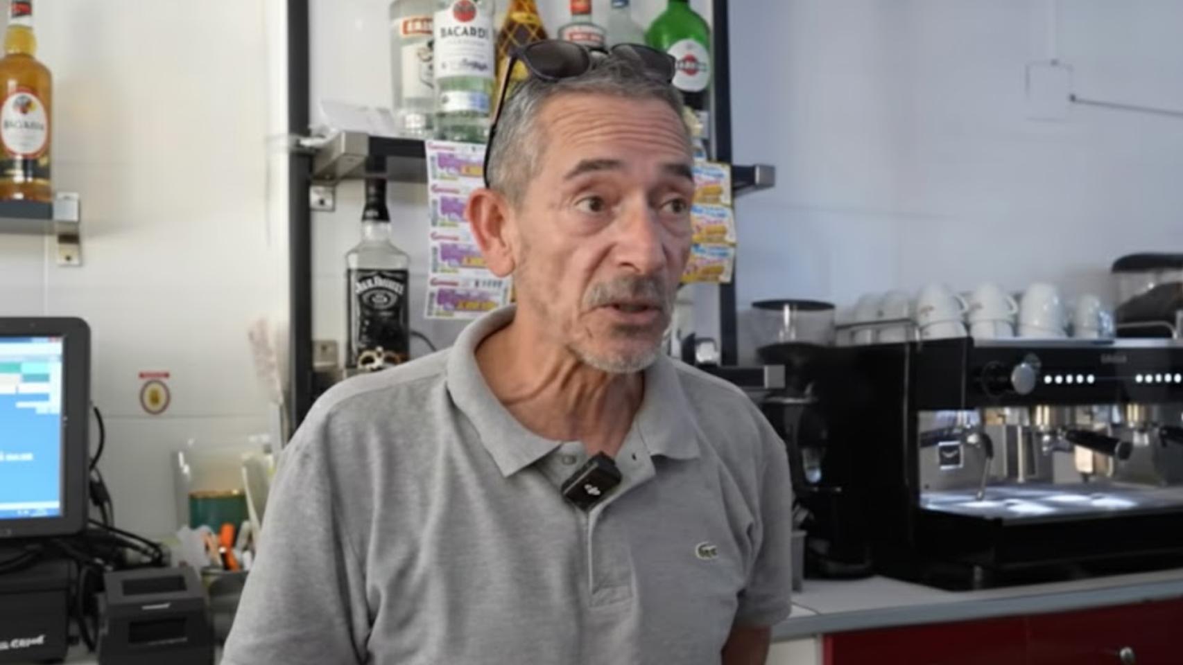 Javier, camarero / Captura YouTube