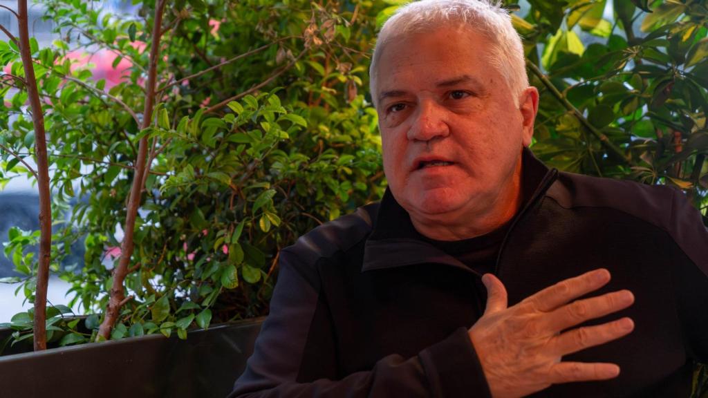 Joan Gràcia, durant l'entrevista amb Metrópoli